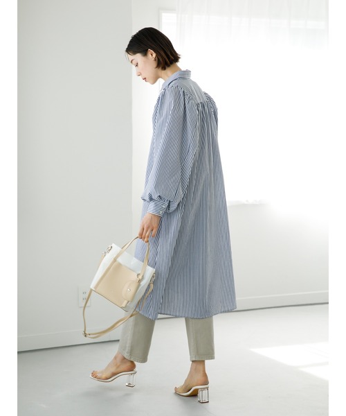 koe（コエ）の「クリアマルチ２ＷＡＹトート＊（トートバッグ・レディース・ブラック/ブラウン/オフホワイト/ライトグリーン/ライトイエロー・FREE）」の9枚目の写真