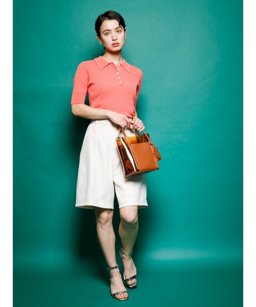 koe（コエ）の「クリアマルチ２ＷＡＹトート＊（トートバッグ・レディース・ブラック/ブラウン/オフホワイト/ライトグリーン/ライトイエロー・FREE）」の12枚目の写真