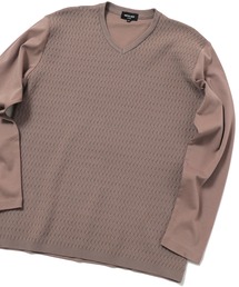 MEN'S BIGI | ニットコンビカットソー(Tシャツ/カットソー)