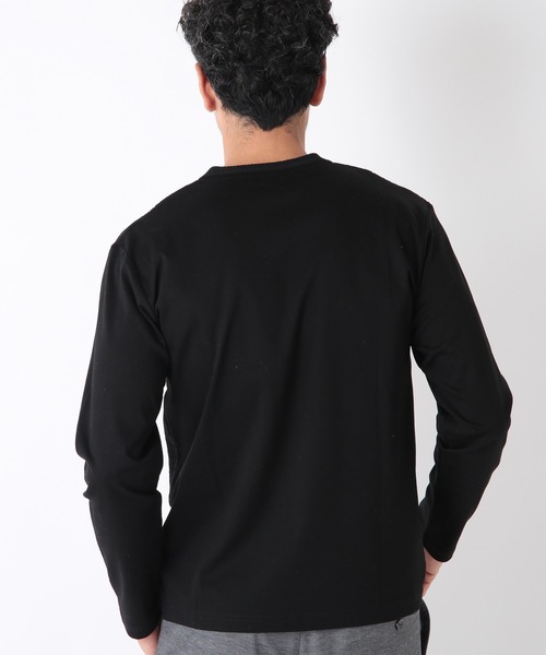 MEN'S BIGI(メンズビギ)の「ニットコンビカットソー(Tシャツ/カットソー・メンズ・ホワイト/ブラック/ブラウン・01/02/03)」の7枚目の写真
