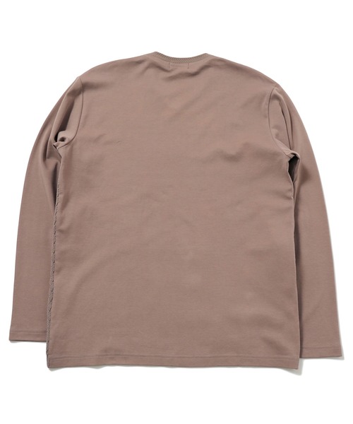 MEN'S BIGI(メンズビギ)の「ニットコンビカットソー(Tシャツ/カットソー・メンズ・ホワイト/ブラック/ブラウン・01/02/03)」の13枚目の写真