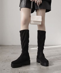 LOVEHUNTER 厚底ストレッチロングブーツ