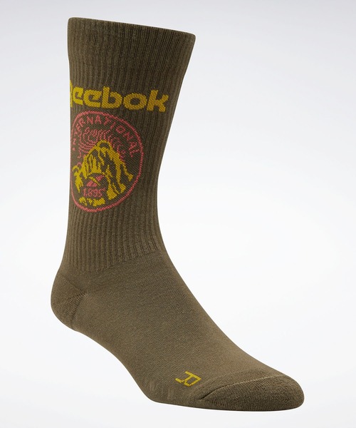 Reebok(リーボック)の「クラシックス キャンピング ソックス / Classics Camping Socks(ソックス/靴下・メンズ・アーミー/ブラック・LARGE/MEDIUM/SMALL)」の1枚目の写真