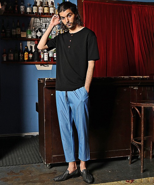 RATTLE TRAP(ラトルトラップ)の「ヘンリーネックTシャツ(Tシャツ/カットソー・メンズ・ホワイト/ブラック/ベージュ・S/M/L)」の12枚目の写真