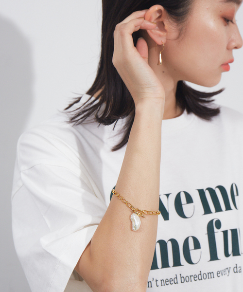 NOMINE（ノミネ）の「パールチェーンブレスレット（ブレスレット・レディース・ゴールド/シルバー・フリー）」の3枚目の写真