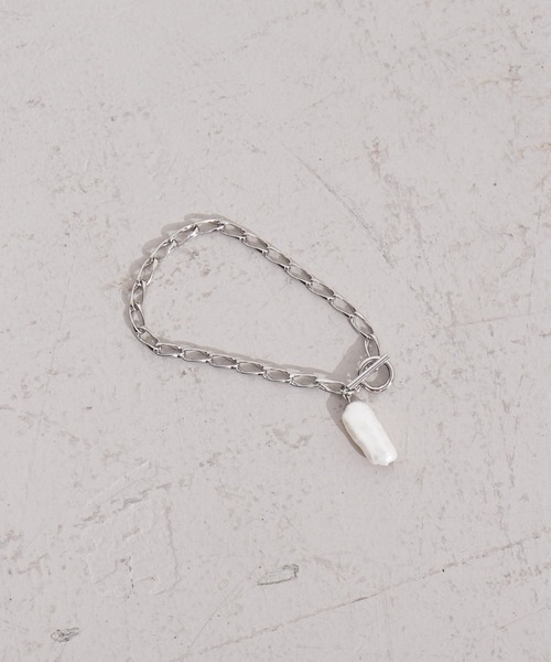 NOMINE（ノミネ）の「パールチェーンブレスレット（ブレスレット・レディース・ゴールド/シルバー・フリー）」の2枚目の写真