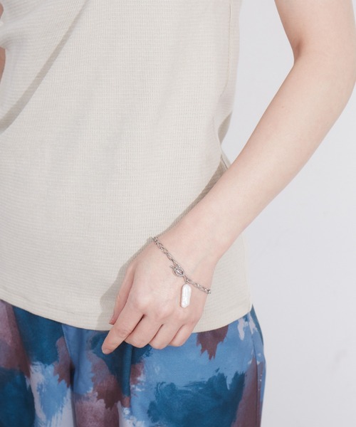 NOMINE（ノミネ）の「パールチェーンブレスレット（ブレスレット・レディース・ゴールド/シルバー・フリー）」の6枚目の写真