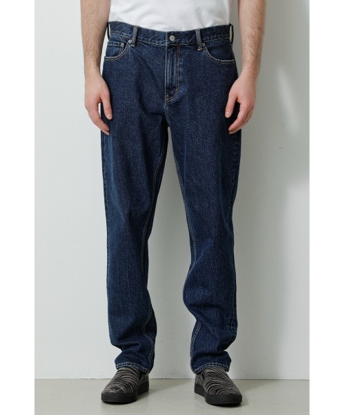 AZUL by moussy(アズールバイマウジー)の「WASHED LOOSE DENIM/ウォッシュドルースデニム(デニムパンツ・メンズ・ブルー/ライトブラック・SMALL/MEDIUM/LARGE)」の1枚目の写真