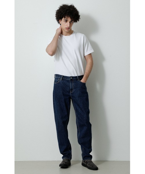 AZUL by moussy(アズールバイマウジー)の「WASHED LOOSE DENIM/ウォッシュドルースデニム(デニムパンツ・メンズ・ブルー/ライトブラック・SMALL/MEDIUM/LARGE)」の12枚目の写真