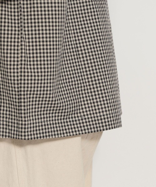 niko and...（ニコアンド）の「マーセミニギンガムタックブラウス（シャツ/ブラウス・レディース・ブラック/ブルー/クリーム・MEDIUM/LARGE）」の16枚目の写真