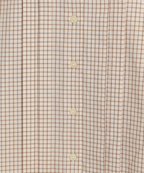 niko and...（ニコアンド）の「マーセミニギンガムタックブラウス（シャツ/ブラウス・レディース・ブラック/ブルー/クリーム・MEDIUM/LARGE）」の14枚目の写真