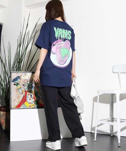 VANS（バンズ）の「VANS/ヴァンズ M Waffle Plate 22 TEE 半袖Tシャツ（Tシャツ/カットソー・メンズ・ホワイト/ネイビー/イエロー・M/L/XL）」の21枚目の写真