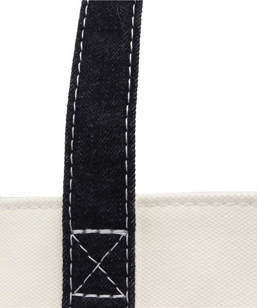 Denime(ドゥニーム)の「【DENIMExNOMAD】TOTE BAG S/ドゥニーム×ノマド トートバッグ(トートバッグ・メンズ・ネイビー・FREE)」の5枚目の写真