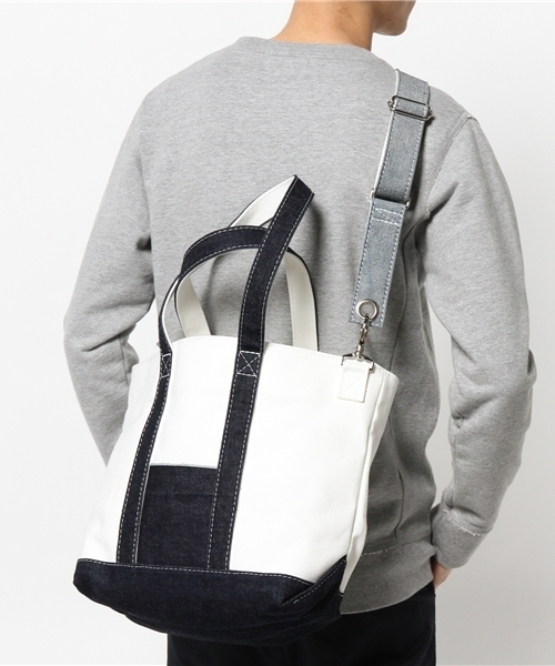 Denime(ドゥニーム)の「【DENIMExNOMAD】TOTE BAG S/ドゥニーム×ノマド トートバッグ(トートバッグ・メンズ・ネイビー・FREE)」の10枚目の写真