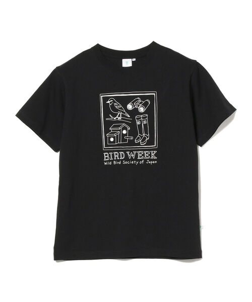 BEAMS（ビームス）の「日本野鳥の会 / BIRD WEEK T-shirt（Tシャツ/カットソー・メンズ・ブラック・SMALL/MEDIUM/LARGE/X-LARGE）」の6枚目の写真