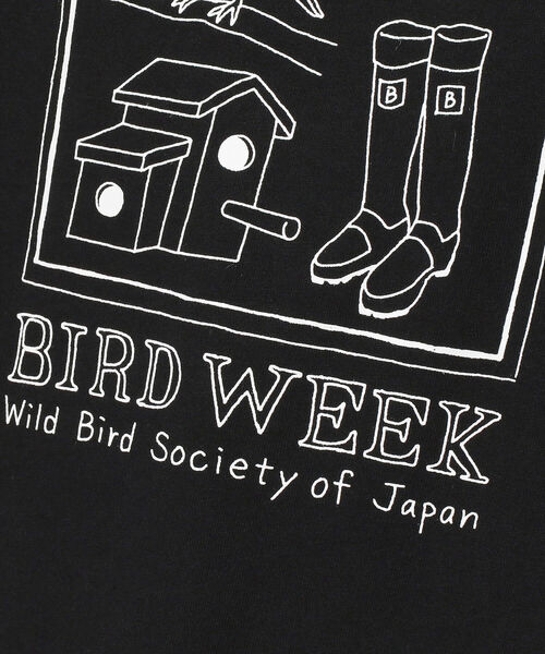BEAMS（ビームス）の「日本野鳥の会 / BIRD WEEK T-shirt（Tシャツ/カットソー・メンズ・ブラック・SMALL/MEDIUM/LARGE/X-LARGE）」の7枚目の写真