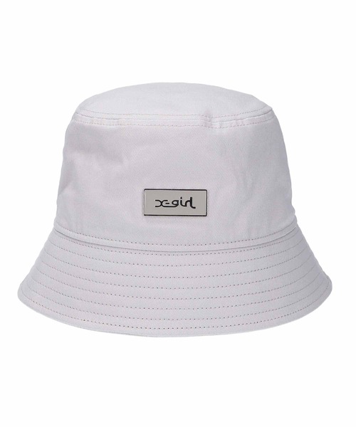 X-girl(エックスガール)の「LOGO BUCKET HAT/ロゴネーム バケットハット(ハット・レディース・ブラック/グレー/オレンジ・ONE SIZE)」の16枚目の写真