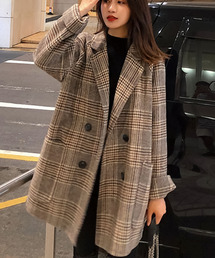 レディースのチェスターコート イエロー 黄色系 チェック柄 ファッション通販 Zozotown