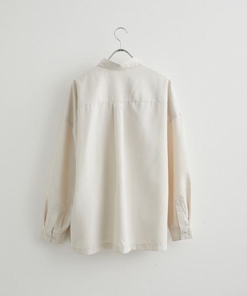 JUNRED（ジュンレッド）の「tai×JUNRed  リラックスワイドリベットシャツ（シャツ/ブラウス・メンズ・ブラック/オフホワイト/ライトグリーン・FREE/S/M/L）」の16枚目の写真