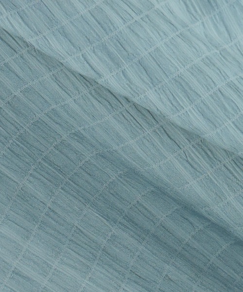 Social GIRL（ソーシャルガール）の「袖リボンバンドカラーシャツブラウス（シャツ/ブラウス・レディース・ブラック/パープル/オフホワイト/ブルー/モカ・S/M/L）」の14枚目の写真