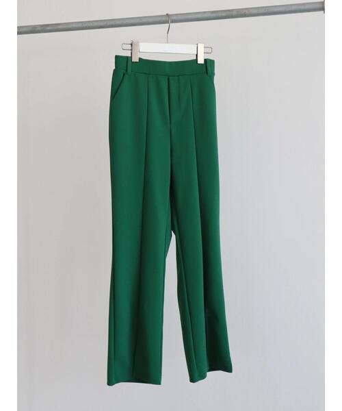 koe(コエ)の「カットジョーゼット センタースリットパンツ*(スラックス・レディース・ブラック/ピンク/グリーン・M)」の21枚目の写真