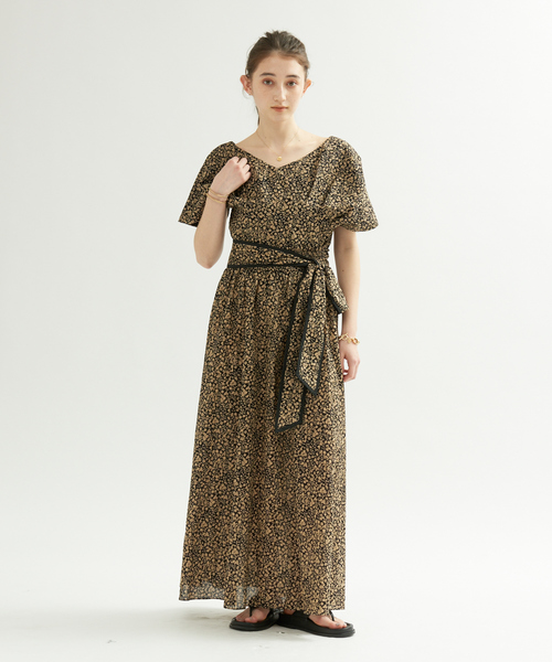 Rouge vif Anna（ルージュヴィフアンナ）の「【セットアップ対応】ミラクルウェーブスカート（スカート・レディース・ブラック・フリー）」の2枚目の写真