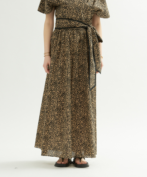 Rouge vif Anna（ルージュヴィフアンナ）の「【セットアップ対応】ミラクルウェーブスカート（スカート・レディース・ブラック・フリー）」の5枚目の写真