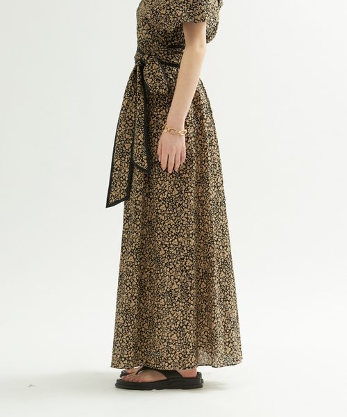 Rouge vif Anna（ルージュヴィフアンナ）の「【セットアップ対応】ミラクルウェーブスカート（スカート・レディース・ブラック・フリー）」の6枚目の写真