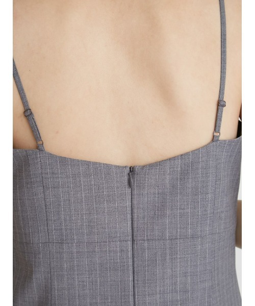 FRAY I.D（フレイアイディー）の「サマーウールキャミドレス（ワンピース・レディース・グレー/ブラック/ブラウン・0/1）」の19枚目の写真