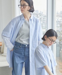 2WAY袖取り外しシャツチュニック