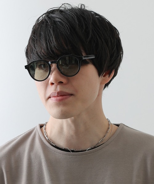 COLONY 2139(コロニートゥーワンスリーナイン)の「変形フレームサングラス/伊達眼鏡/UV99%カット(メガネ・レディース・ブラック/グレー/ブラウン/グリーン/ダークブラウン・FREE)」の5枚目の写真