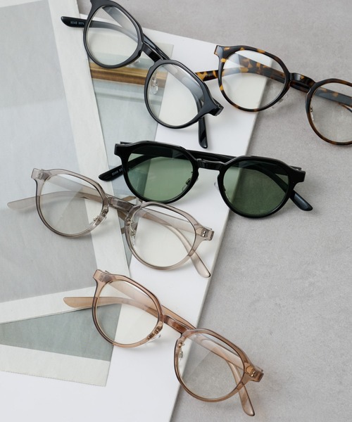 COLONY 2139(コロニートゥーワンスリーナイン)の「変形フレームサングラス/伊達眼鏡/UV99%カット(メガネ・レディース・ブラック/グレー/ブラウン/グリーン/ダークブラウン・FREE)」の6枚目の写真