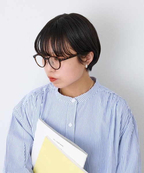 COLONY 2139(コロニートゥーワンスリーナイン)の「変形フレームサングラス/伊達眼鏡/UV99%カット(メガネ・レディース・ブラック/グレー/ブラウン/グリーン/ダークブラウン・FREE)」の15枚目の写真