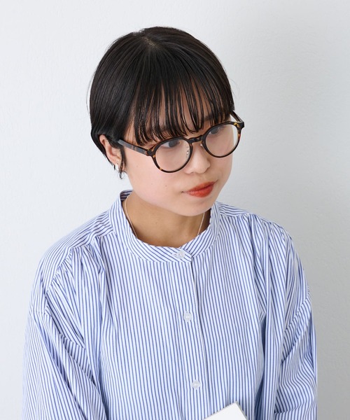 COLONY 2139(コロニートゥーワンスリーナイン)の「変形フレームサングラス/伊達眼鏡/UV99%カット(メガネ・レディース・ブラック/グレー/ブラウン/グリーン/ダークブラウン・FREE)」の14枚目の写真