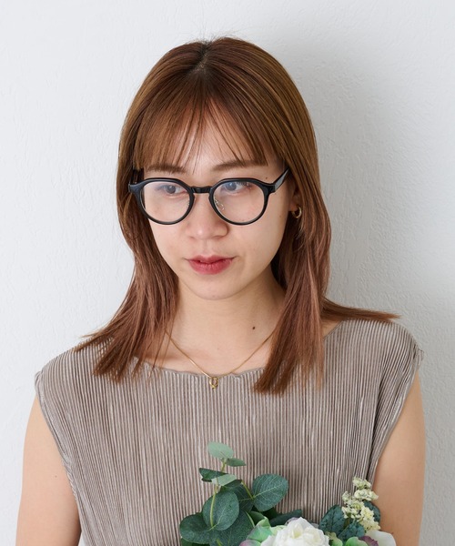 COLONY 2139(コロニートゥーワンスリーナイン)の「変形フレームサングラス/伊達眼鏡/UV99%カット(メガネ・レディース・ブラック/グレー/ブラウン/グリーン/ダークブラウン・FREE)」の10枚目の写真