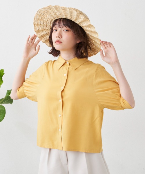 MERLOT（メルロー）の「つけ襟ブラウス（シャツ/ブラウス・レディース・ホワイト/イエロー/ブラック・FREE）」の10枚目の写真
