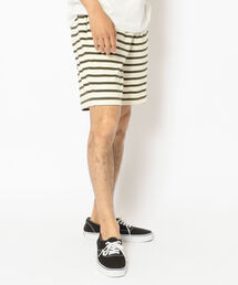 AVIREX | 【DAILY/デイリー】ボーダー リブ ショーツ/BORDER RIB SHORT PANT / アヴィレックス / AVIREX(その他パンツ)