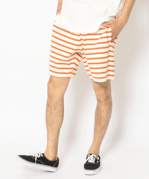 AVIREX（アヴィレックス）の「【DAILY/デイリー】ボーダー リブ ショーツ/BORDER RIB SHORT PANT / アヴィレックス / AVIREX（その他パンツ・メンズ・ブラック/オリーブ/オレンジ/ブルー/オフホワイト/ネイビー・MEDIUM/LARGE/X-LARGE）」の19枚目の写真