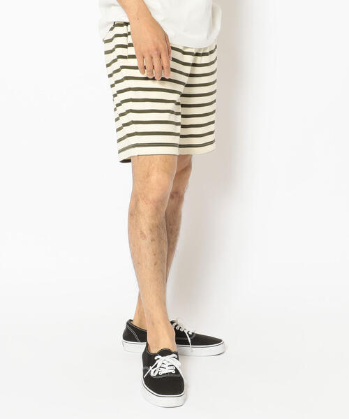 AVIREX（アヴィレックス）の「【DAILY/デイリー】ボーダー リブ ショーツ/BORDER RIB SHORT PANT / アヴィレックス / AVIREX（その他パンツ・メンズ・ブラック/オリーブ/オレンジ/ブルー/オフホワイト/ネイビー・MEDIUM/LARGE/X-LARGE）」の20枚目の写真