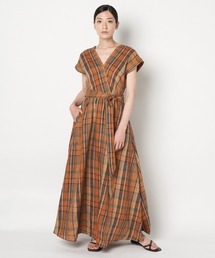 HELIOPOLE（エリオポール）の「MADRAS LINEN MAXI OP（ワンピース）」