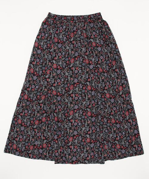 HONEYSUCKLE ROSE（ハニーサックルローズ）の「【HONEYSUCKLE ROSE】エスニック柄スカート（スカート・レディース・ベージュ/パープル/ダークグレー・M/L）」の4枚目の写真