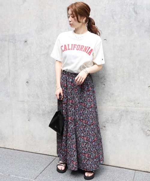 HONEYSUCKLE ROSE（ハニーサックルローズ）の「【HONEYSUCKLE ROSE】エスニック柄スカート（スカート・レディース・ベージュ/パープル/ダークグレー・M/L）」の13枚目の写真