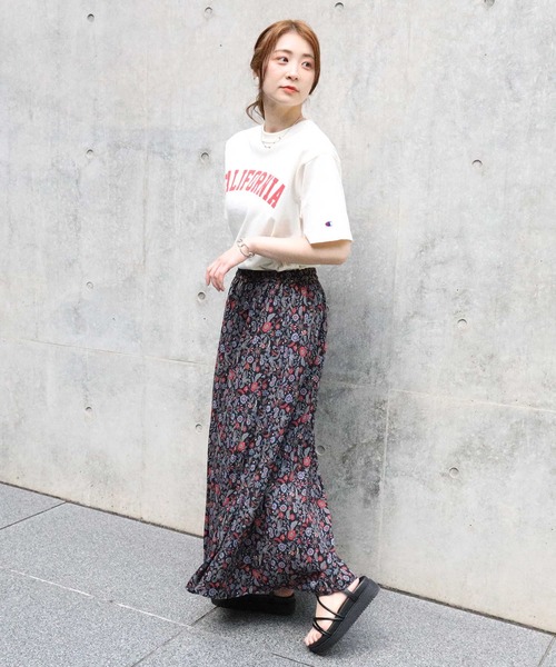 HONEYSUCKLE ROSE（ハニーサックルローズ）の「【HONEYSUCKLE ROSE】エスニック柄スカート（スカート・レディース・ベージュ/パープル/ダークグレー・M/L）」の14枚目の写真