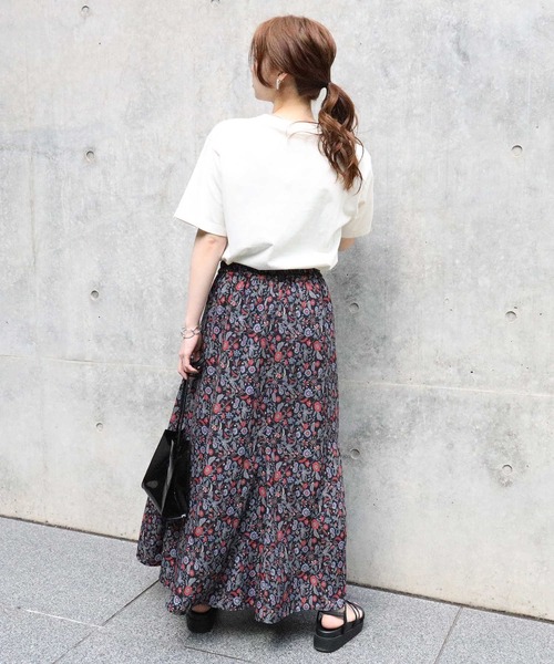 HONEYSUCKLE ROSE（ハニーサックルローズ）の「【HONEYSUCKLE ROSE】エスニック柄スカート（スカート・レディース・ベージュ/パープル/ダークグレー・M/L）」の16枚目の写真