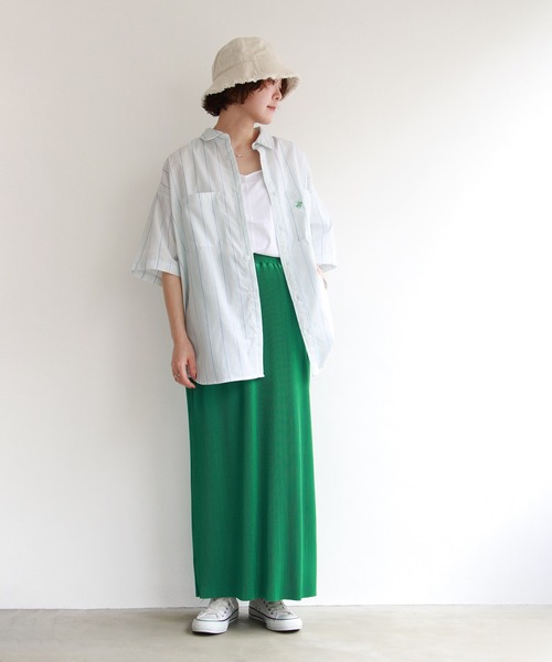 BEVERLY HILLS POLO CLUB(ビバリーヒルズポロクラブ)の「BEVERLY HILLS POLO CLUB ビバリーヒルズポロクラブ 半袖シャツ(シャツ/ブラウス・レディース・ライラック/ベージュ/クリアグリーン/ホワイト・M)」の16枚目の写真
