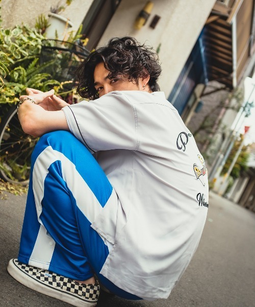 improves（インプローブス）の「ワイドシルエット ジャージ トラック パンツ（その他パンツ・メンズ・グリーン/ブラック/ブルー・X-LARGE/LARGE/MEDIUM）」の21枚目の写真