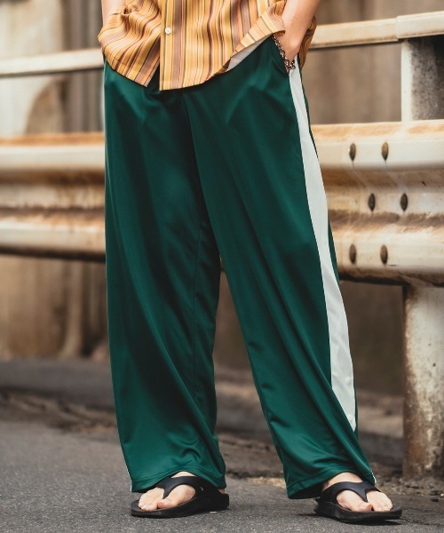 improves（インプローブス）の「ワイドシルエット ジャージ トラック パンツ（その他パンツ・メンズ・グリーン/ブラック/ブルー・X-LARGE/LARGE/MEDIUM）」の13枚目の写真