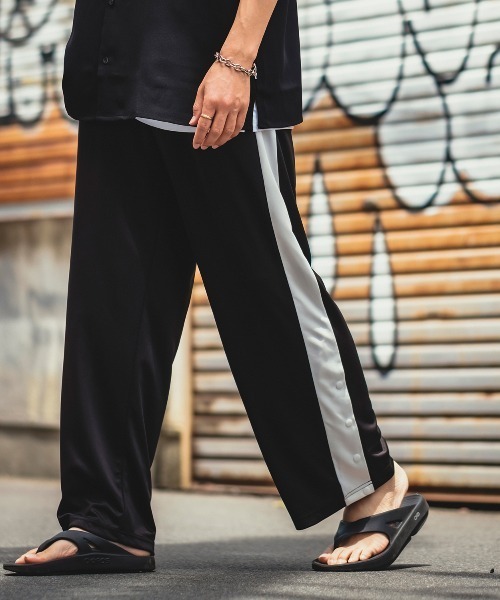 improves（インプローブス）の「ワイドシルエット ジャージ トラック パンツ（その他パンツ・メンズ・グリーン/ブラック/ブルー・X-LARGE/LARGE/MEDIUM）」の10枚目の写真