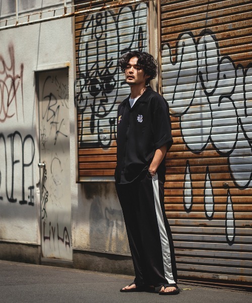 improves（インプローブス）の「ワイドシルエット ジャージ トラック パンツ（その他パンツ・メンズ・グリーン/ブラック/ブルー・X-LARGE/LARGE/MEDIUM）」の7枚目の写真