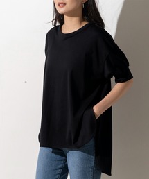 EUCLAID | パフスリーブバックボタンカットソー(Tシャツ/カットソー)
